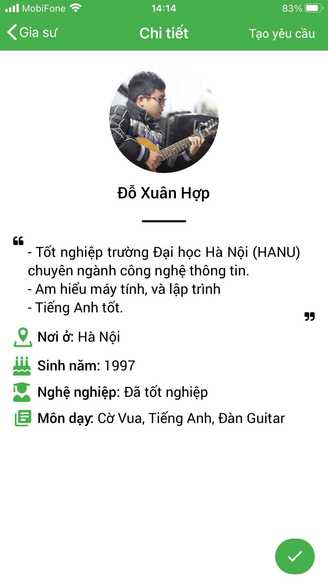 gia su guitar ha noi